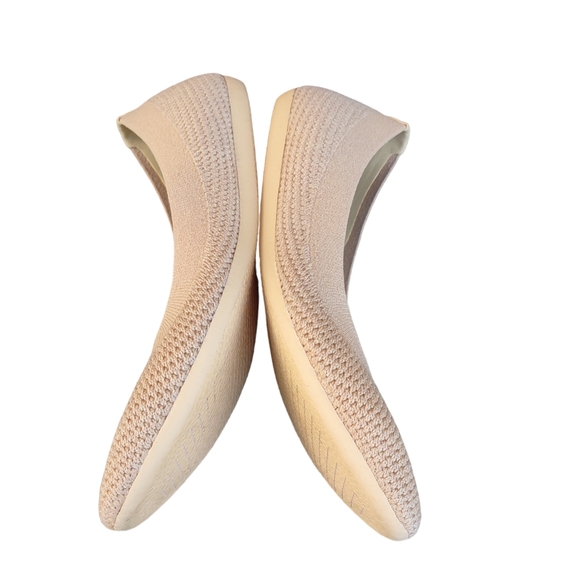 Allbirds Size 6 Tree Breezers Lux Beige Knit Ballet Flats - Picture 8 of 14